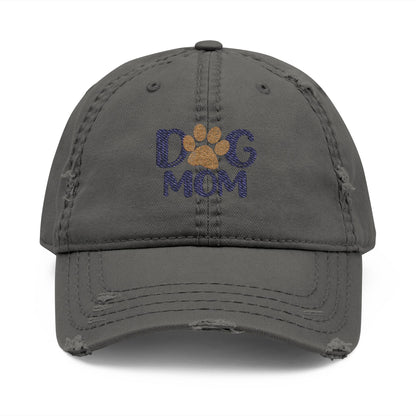 Distressed Dog Mom Hat