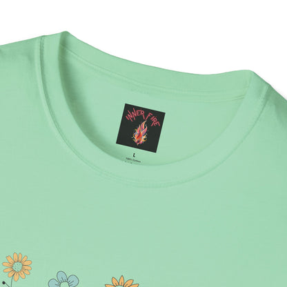 Floral Mama T-Shirt for Moms - Unisex Softstyle Tee
