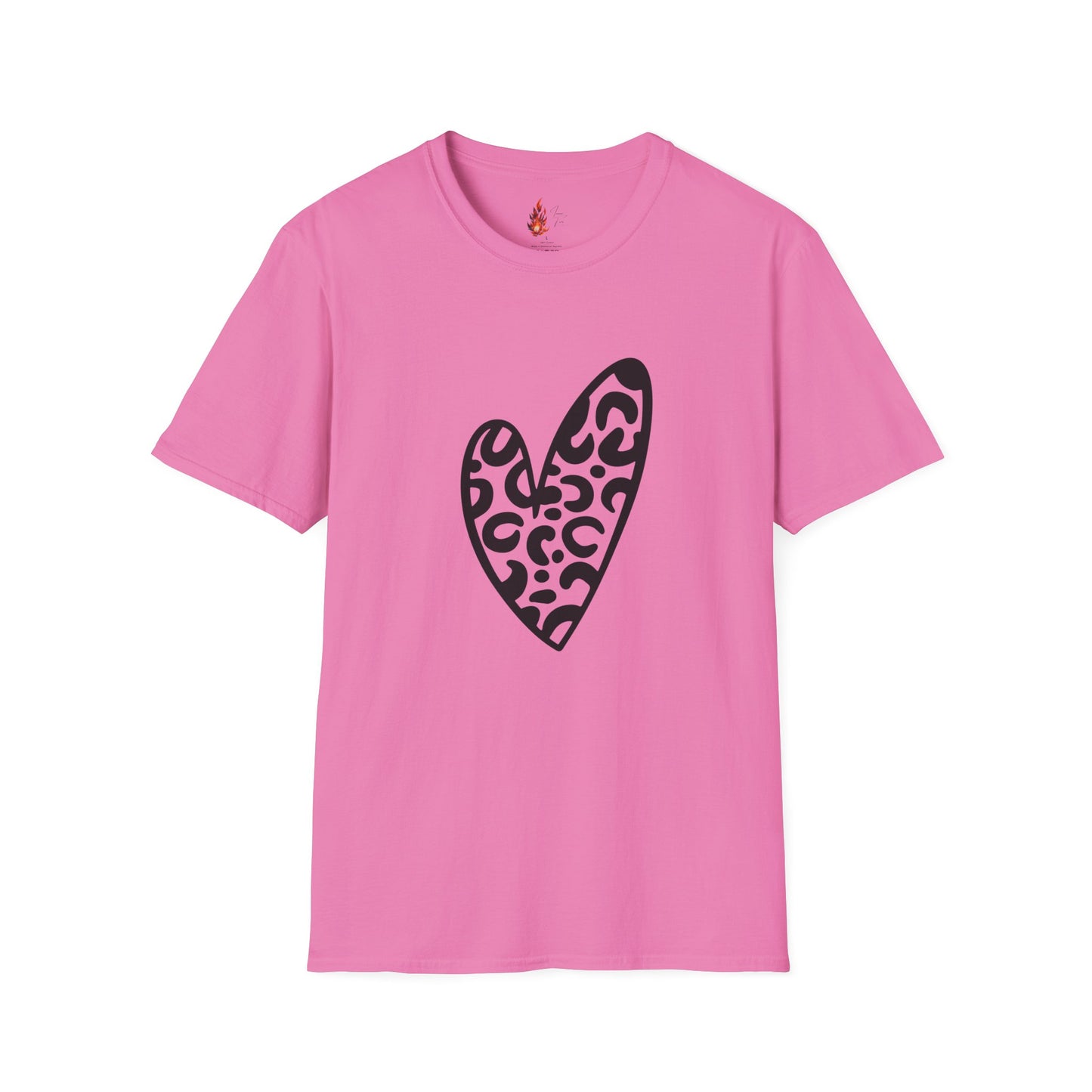 Leopard Love Unisex Softstyle T-Shirt - Perfect for Casual Wear & Gifts