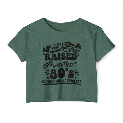 Festival Crop Top - Raised in the 80's Design