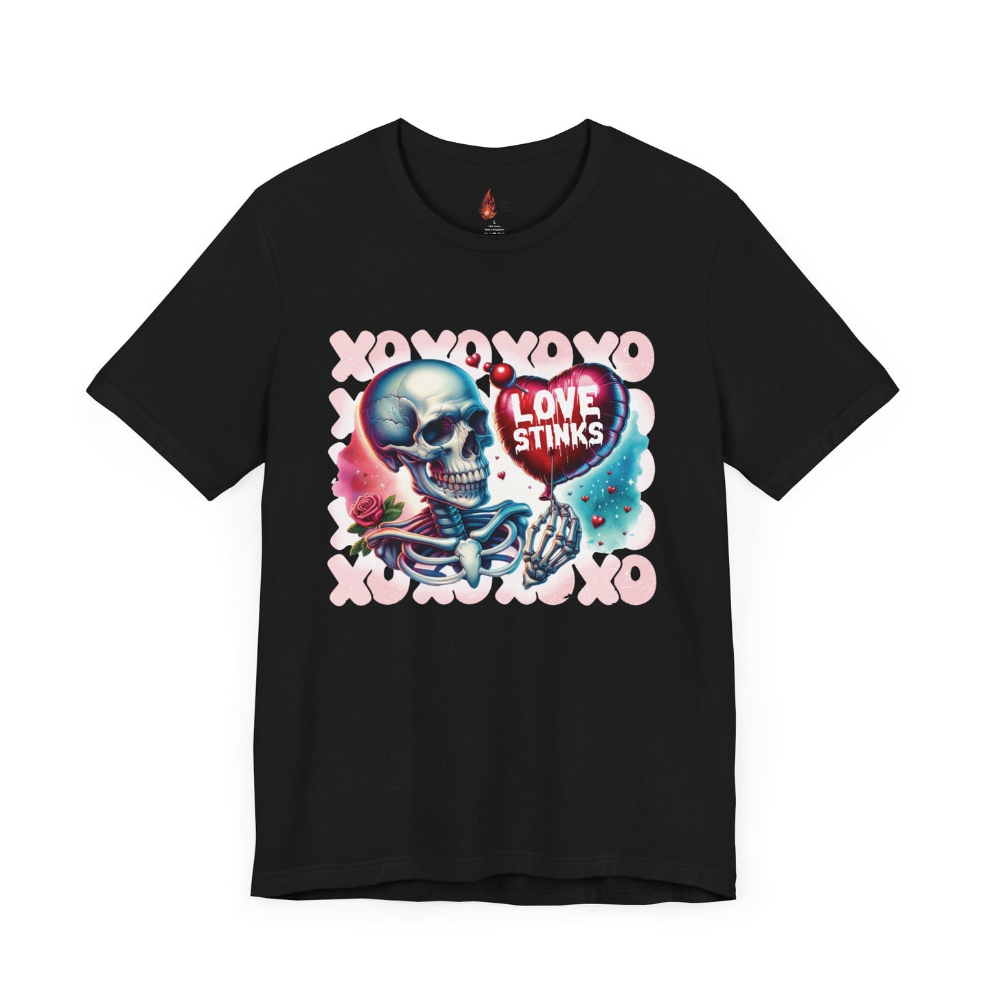 Love Stinks Unisex Short Sleeve Tee - Unique Graphic T-Shirt for Alternative Fashion Lovers