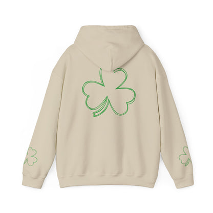 St. Patrick's Day Clover Hoodie - Unisex Heavy Blend™ Sweatshirt