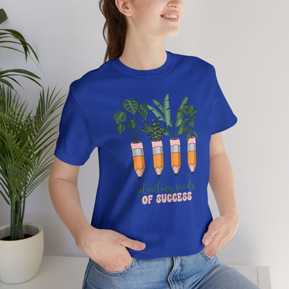 Planting Seeds of Success Unisex Jersey T-Shirt