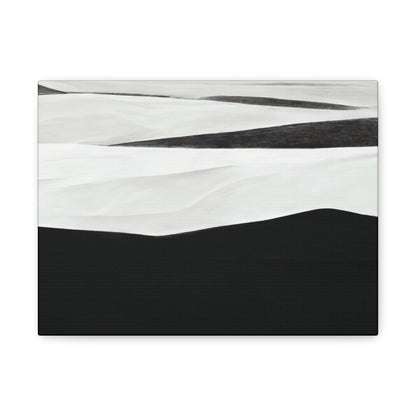 Minimalist Black and White Canvas Art - Modern Home Decor
