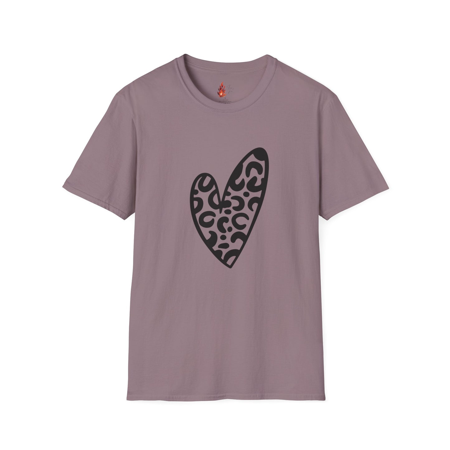 Leopard Love Unisex Softstyle T-Shirt - Perfect for Casual Wear & Gifts