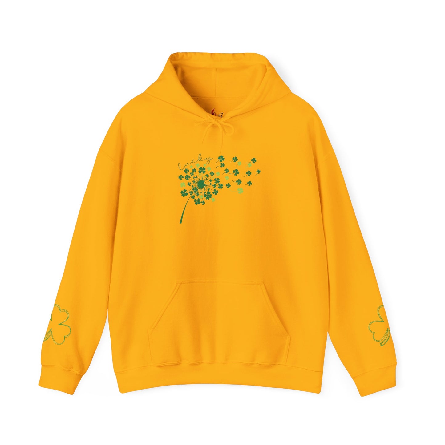 St. Patrick's Day Clover Hoodie - Unisex Heavy Blend™ Sweatshirt