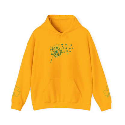St. Patrick's Day Clover Hoodie - Unisex Heavy Blend™ Sweatshirt
