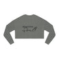 Beautiful Soul Women's Cropped Sweatshirt - Trendy Fashion for Self-Love & Positivity