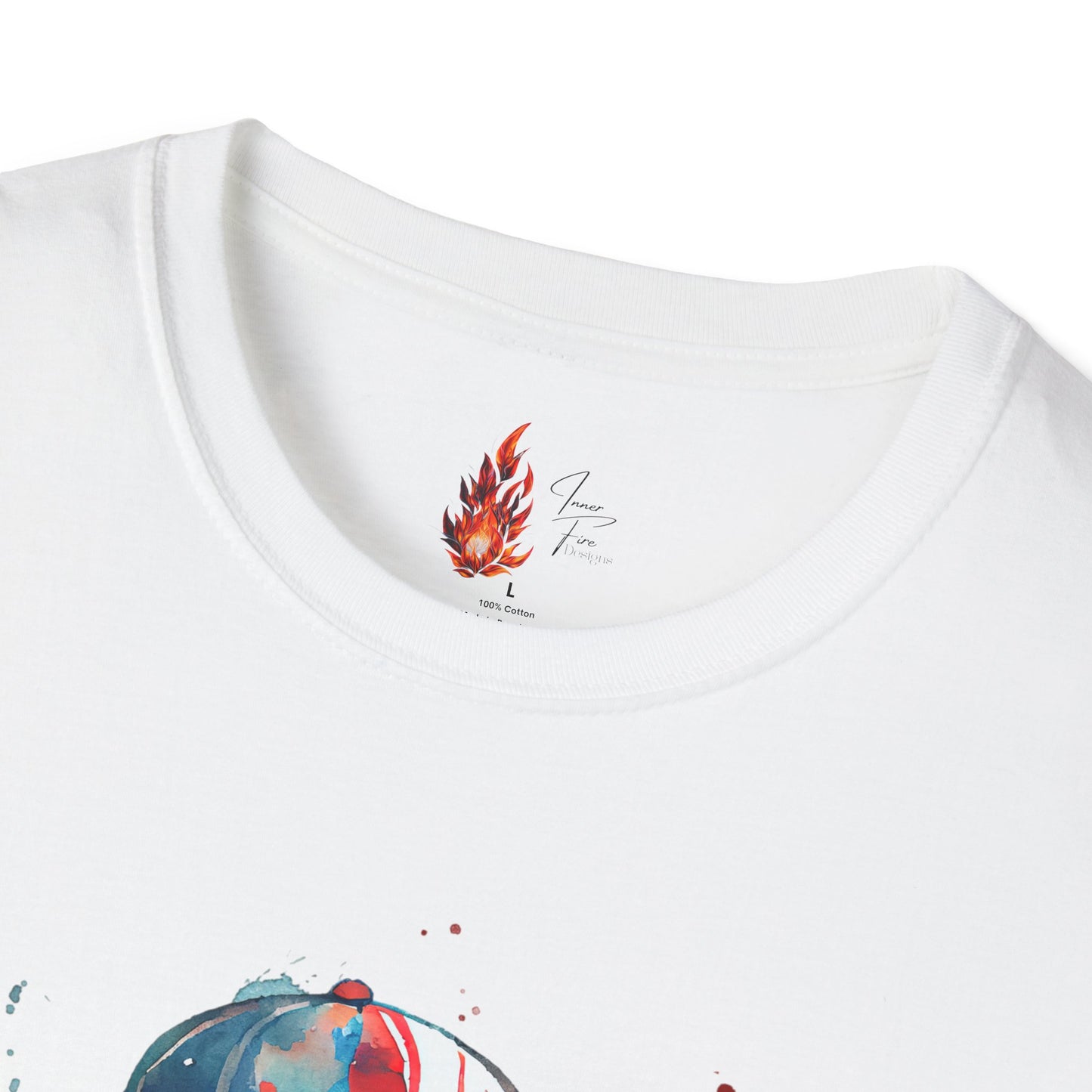 Baseball Kid Splash Art T-Shirt - Creative Unisex Soft style Tee