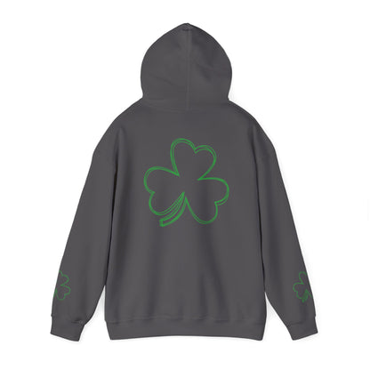 St. Patrick's Day Clover Hoodie - Unisex Heavy Blend™ Sweatshirt