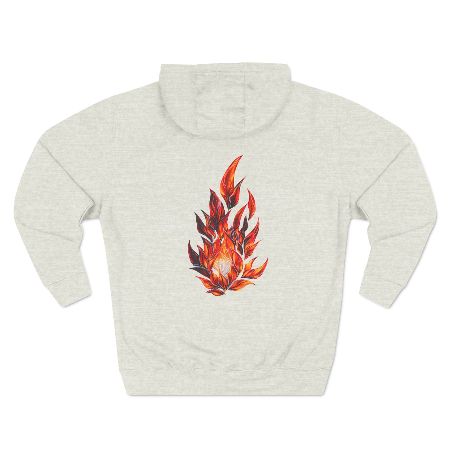 Three-Panel Fleece Hoodie