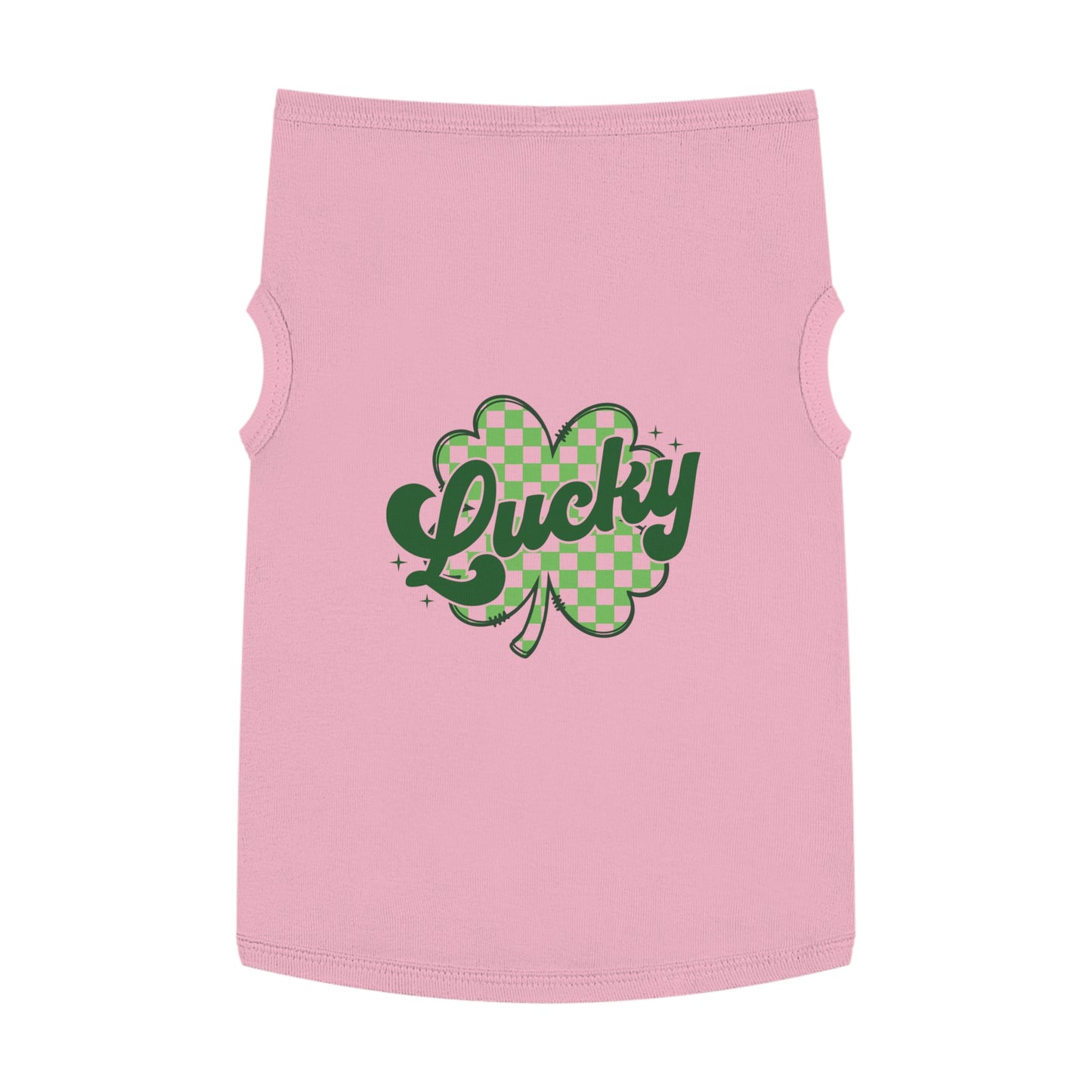 Lucky Clover Pet Tank Top - St. Patrick's Day Dog Apparel