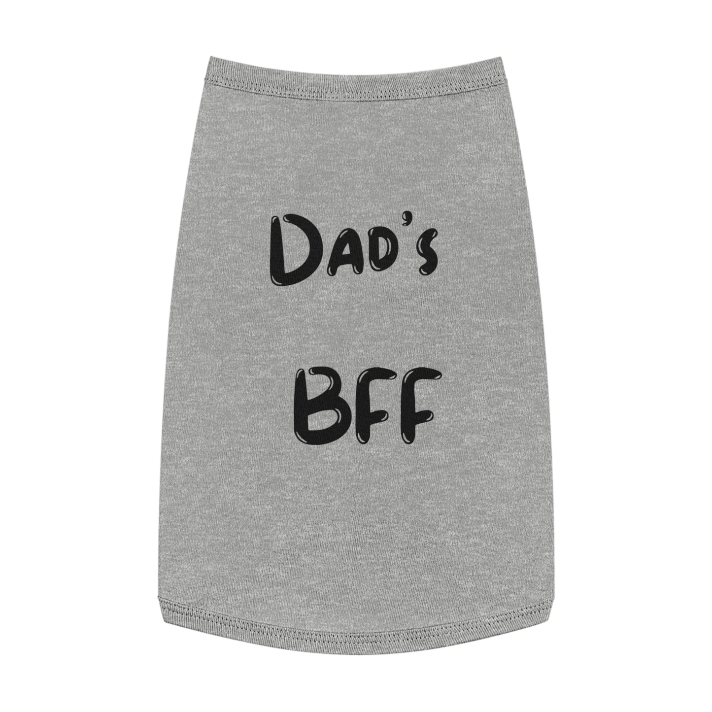 Dad's BFF Pet Tank Top - Cute Dog Shirt for Father's Day