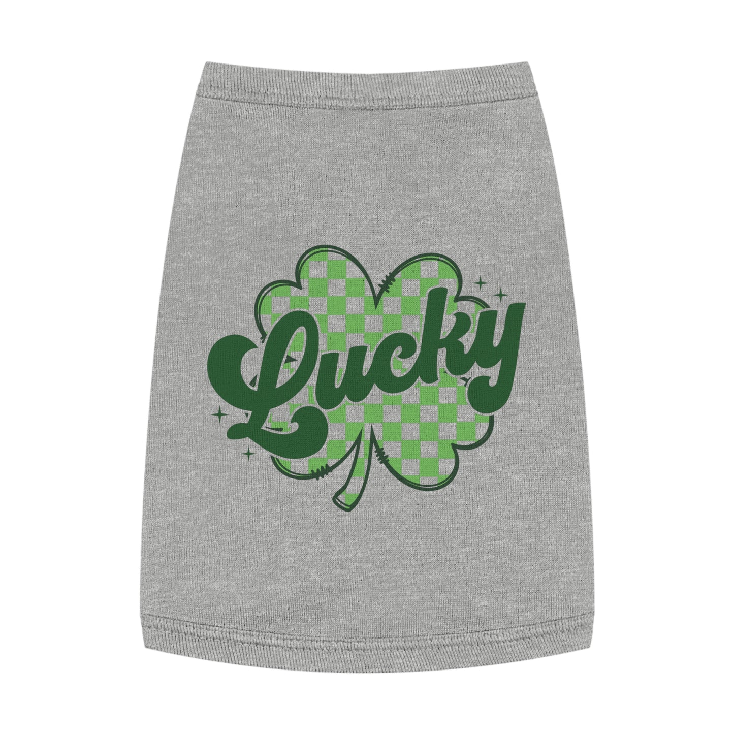 Lucky Clover Pet Tank Top - St. Patrick's Day Dog Apparel