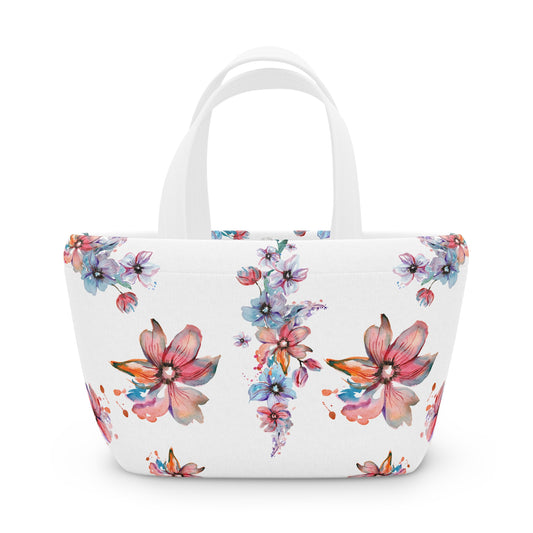 Floral Lunch Bag - Stylish Soft Cooler for Picnic & Work