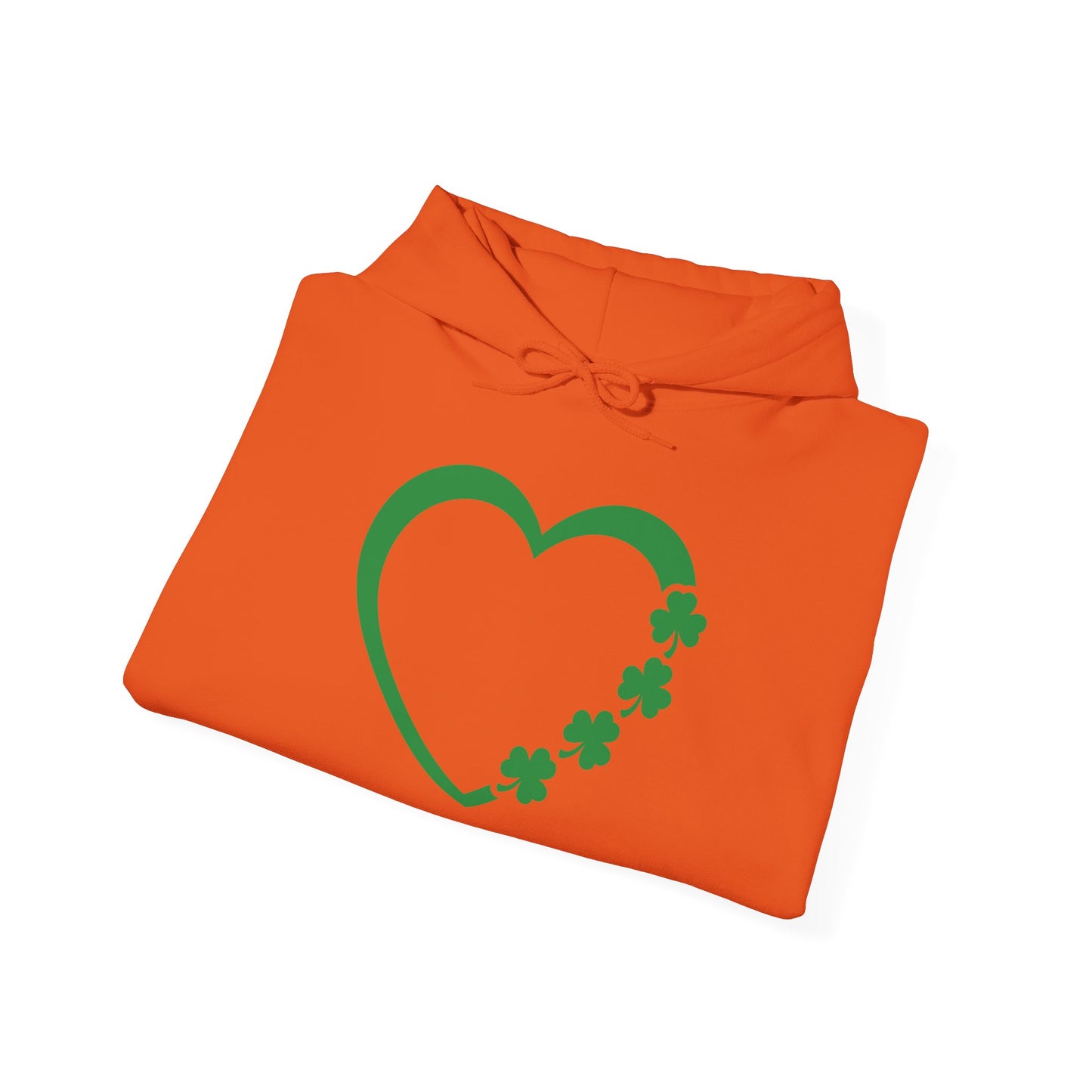 St. Patrick's Day Love Hoodie - Irish Kisses & Shamrock Wishes Sweatshirt