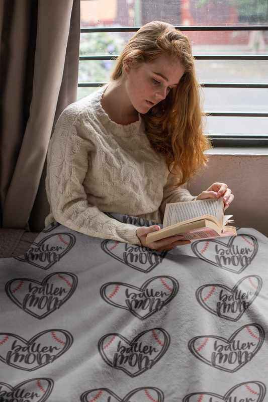 Baller Mom - Velveteen Blanket