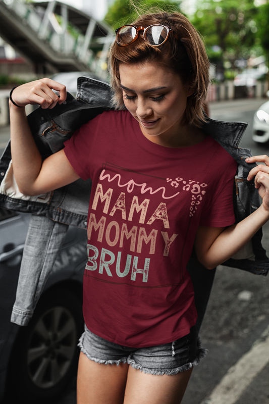 Mom Life Unisex Softstyle T-Shirt - Cute & Comfy Tee for Moms