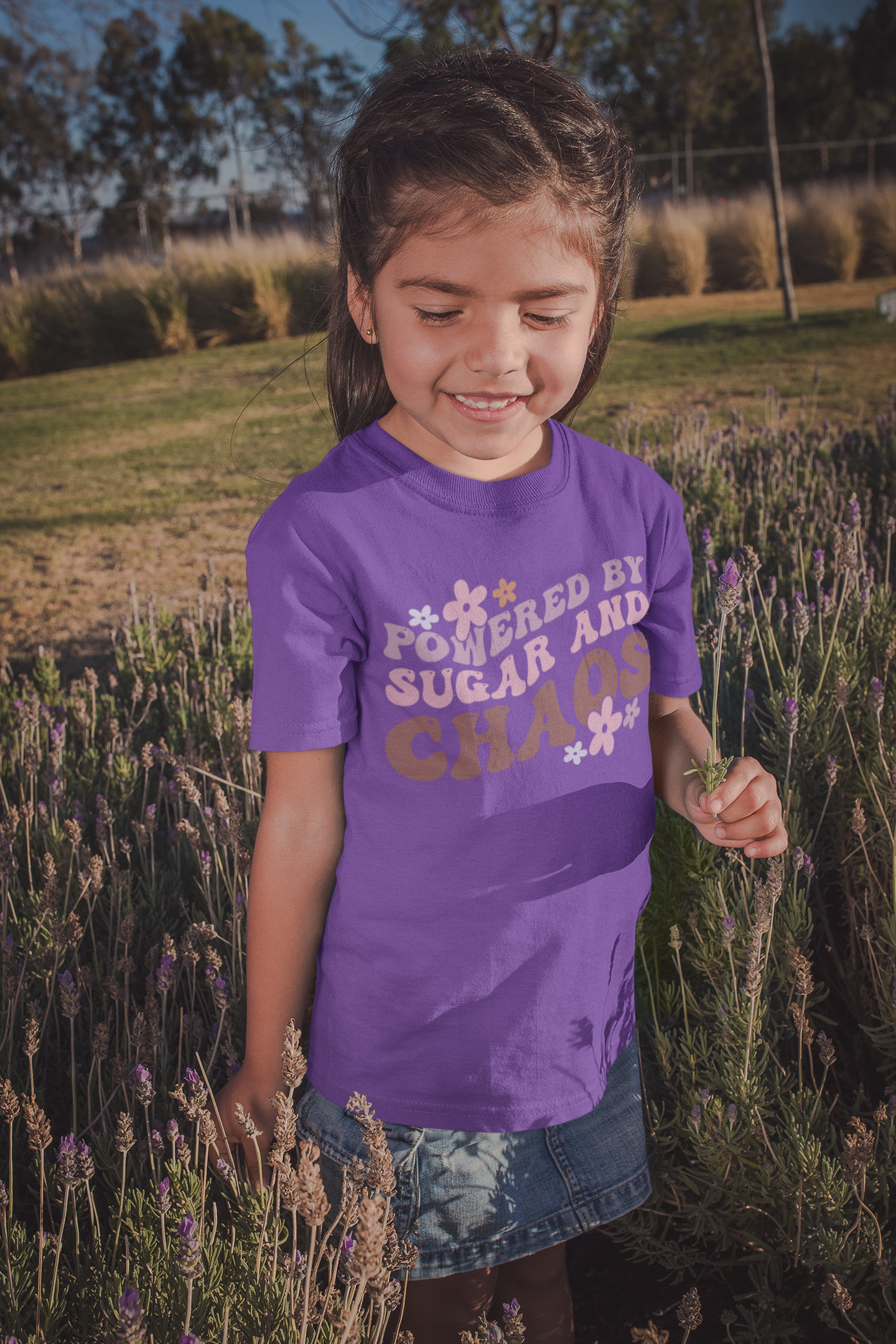 Powered by Sugar and Chaos - Fun Graphic Tee