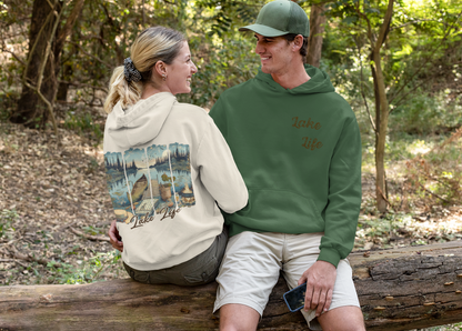 Lake Life  - Unisex Midweight Fleece Hoodie