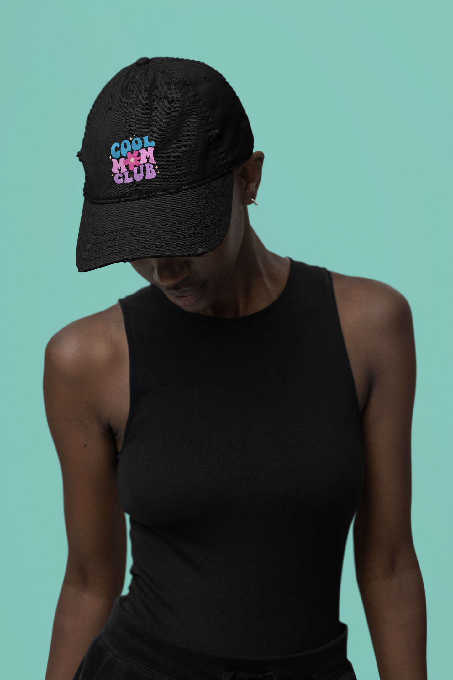 Cool Mom Club Distressed Hat