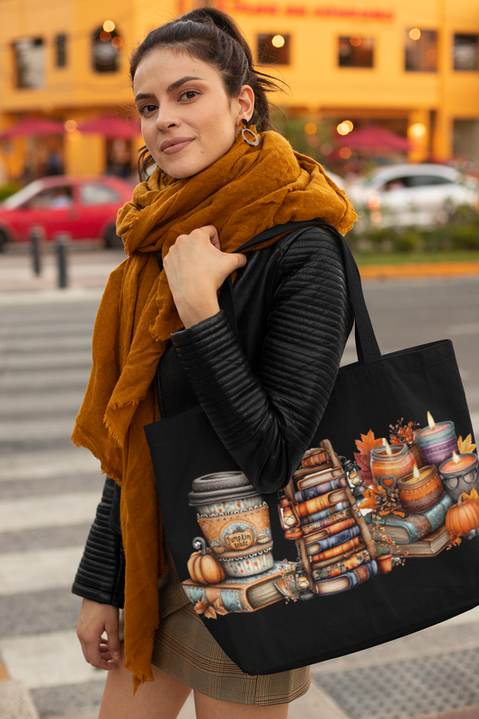 Weekender Tote Bag - Coffee Books Candle Lovers Fall Vibes