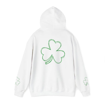 St. Patrick's Day Clover Hoodie - Unisex Heavy Blend™ Sweatshirt