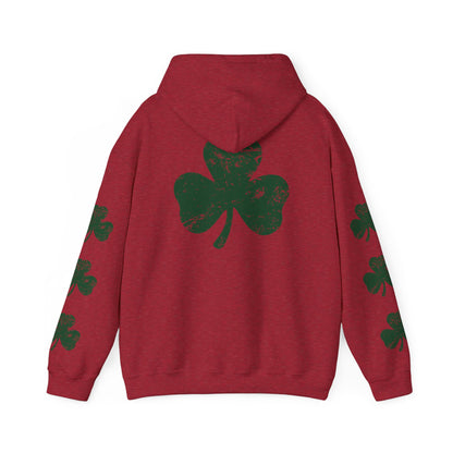 Lucky Shamrock Unisex Hooded Sweatshirt for St. Patrick's Day