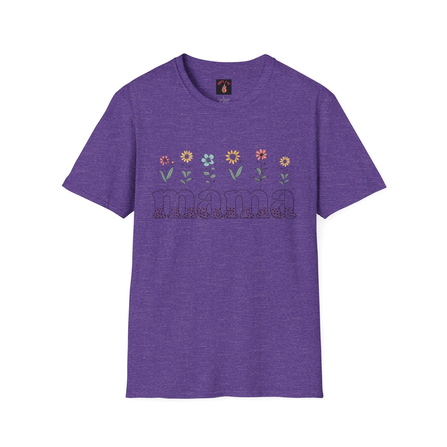 Floral Mama T-Shirt for Moms - Unisex Softstyle Tee