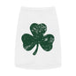 St. Patrick's Day Pet Tank Top with Shamrock Design