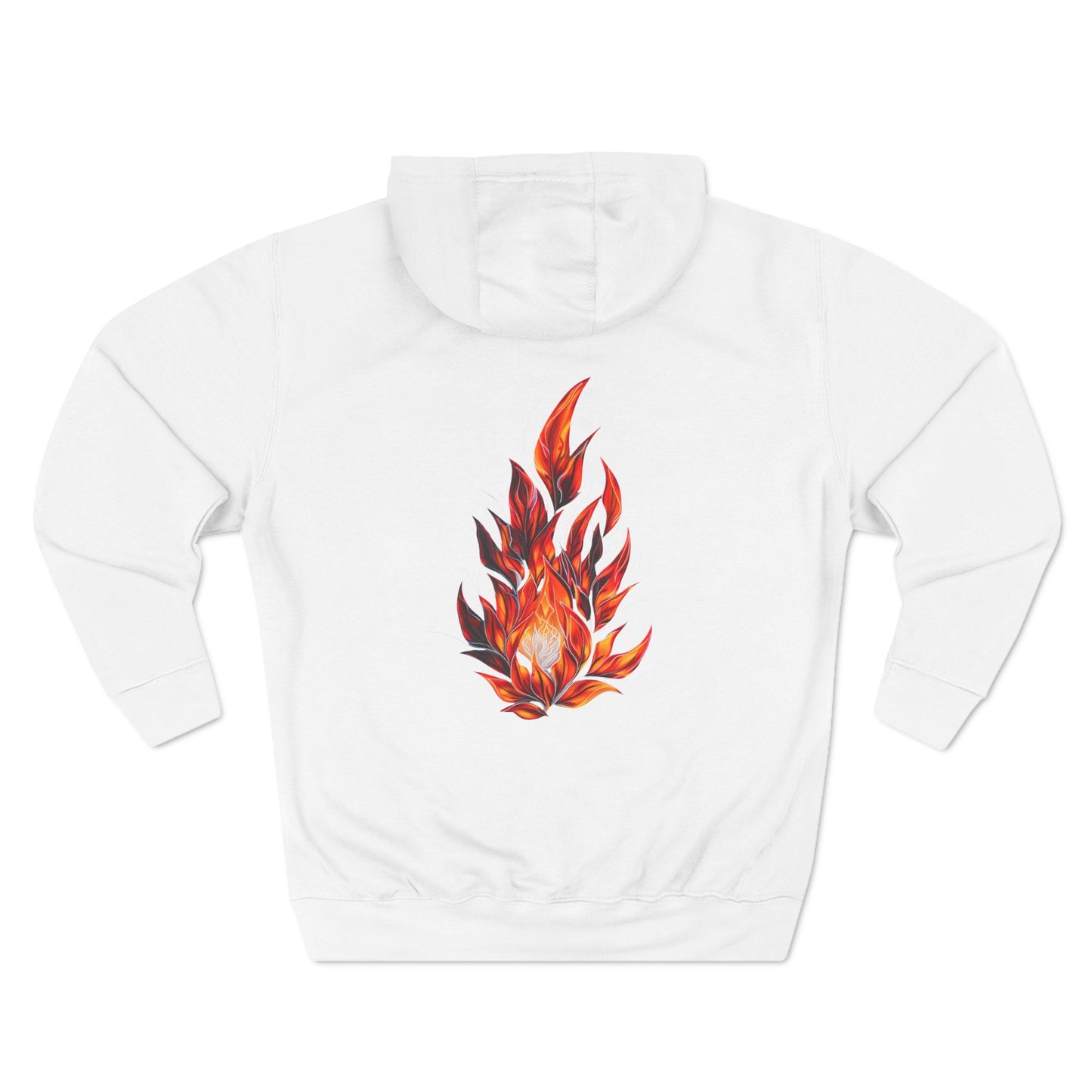 Three-Panel Fleece Hoodie