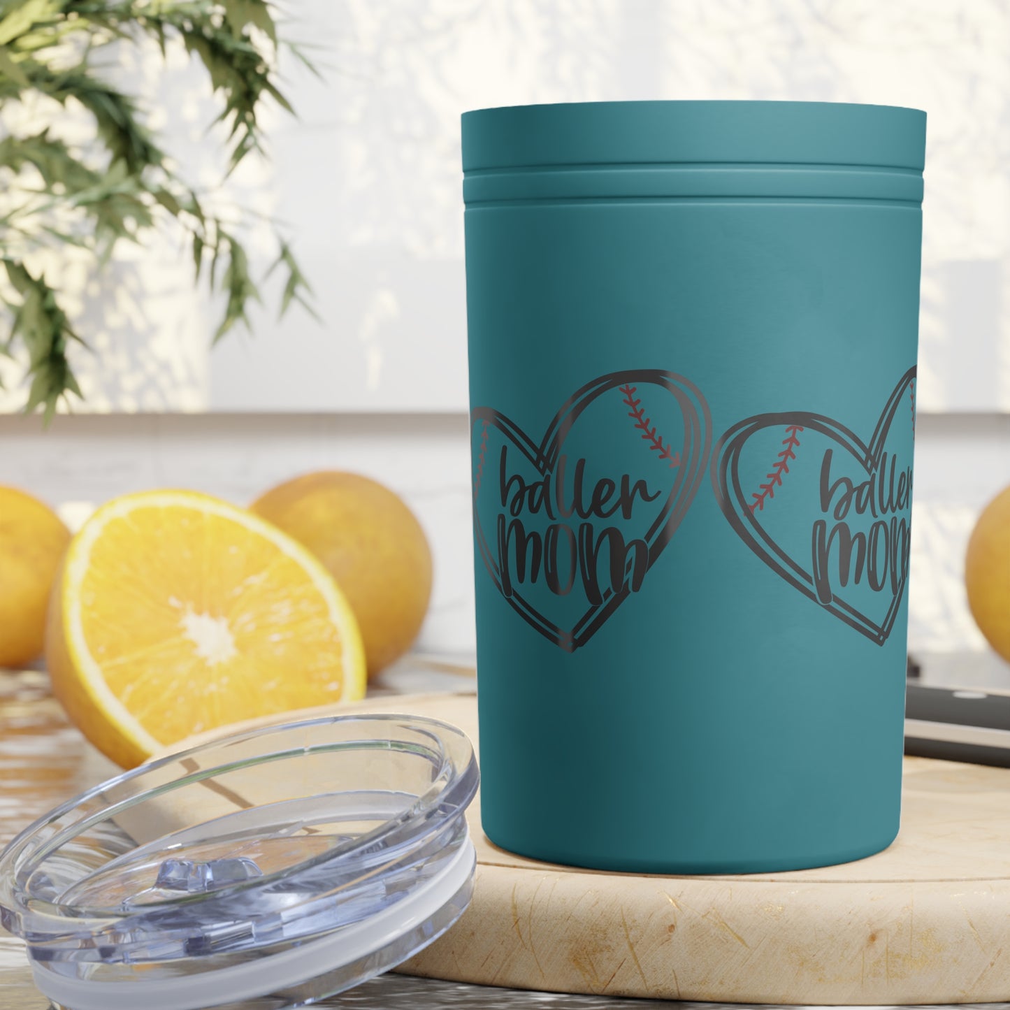 Baller mom Vacuum Insulated Tumbler - 11oz Mug for Sports Enthusiasts