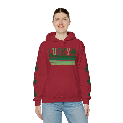 Lucky Shamrock Unisex Hooded Sweatshirt for St. Patrick's Day