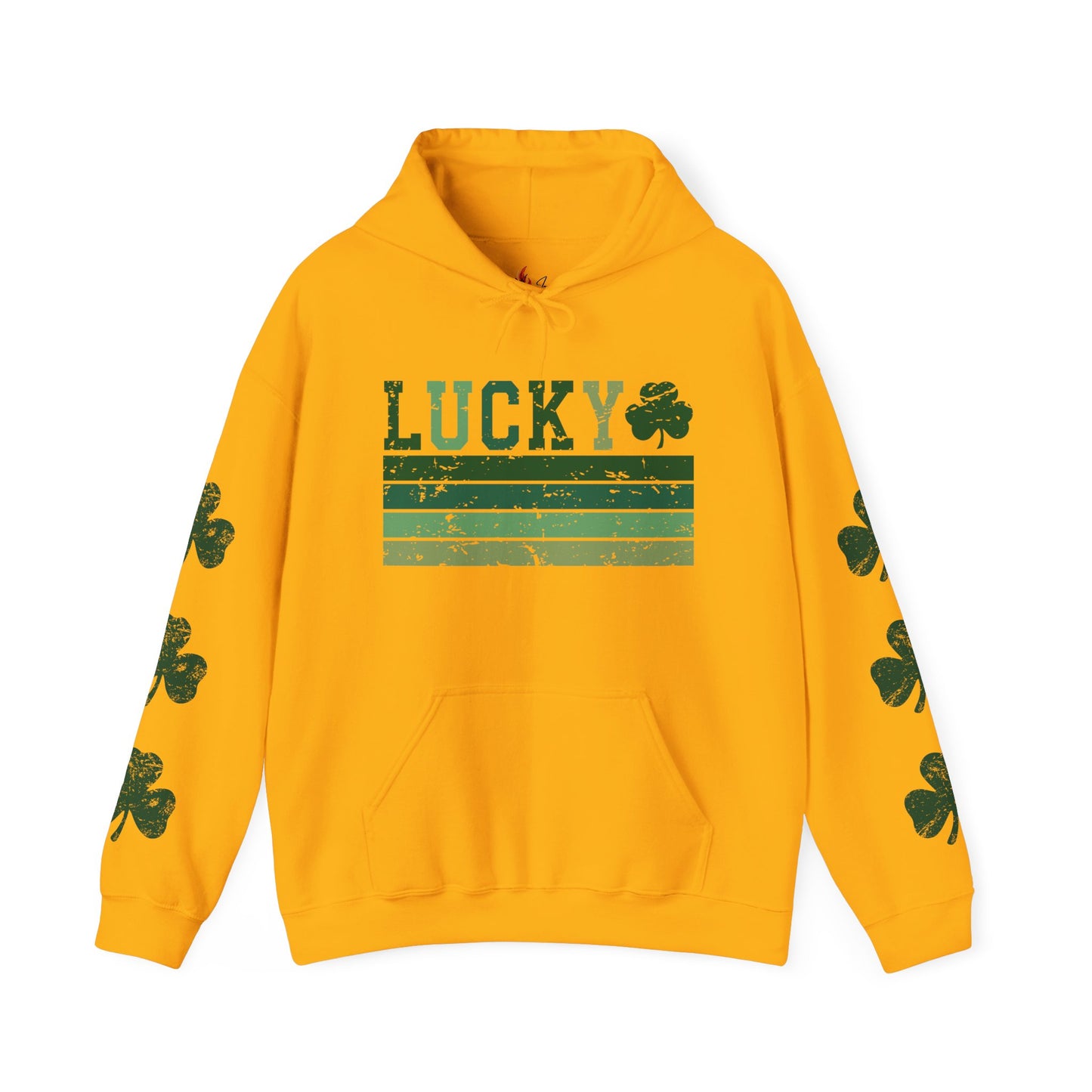 Lucky Shamrock Unisex Hooded Sweatshirt for St. Patrick's Day