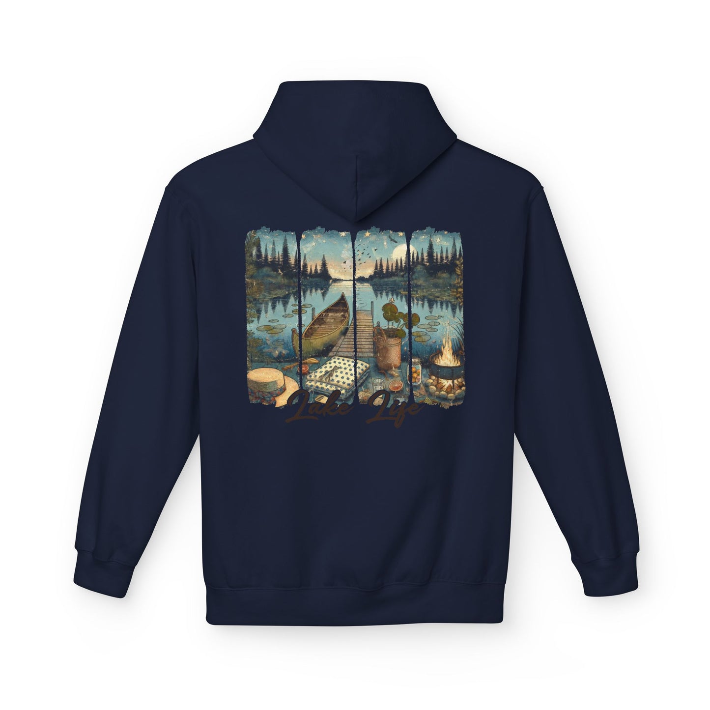 Lake Life  - Unisex Midweight Fleece Hoodie