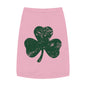 St. Patrick's Day Pet Tank Top with Shamrock Design