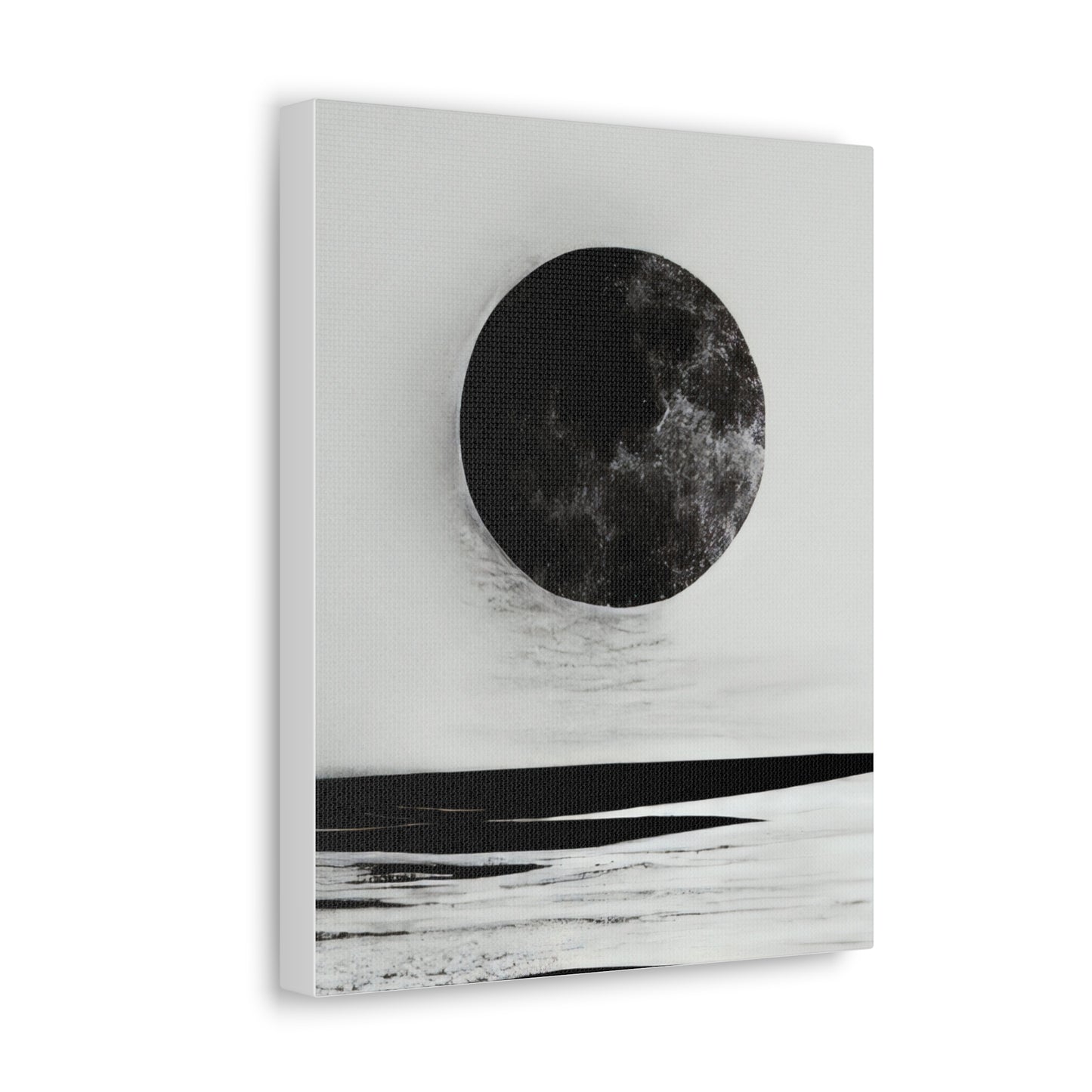Moonlit Canvas Gallery Wrap - Elegant Wall Art for Home Décor