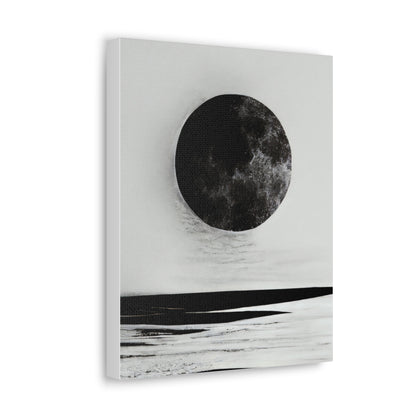 Moonlit Canvas Gallery Wrap - Elegant Wall Art for Home Décor