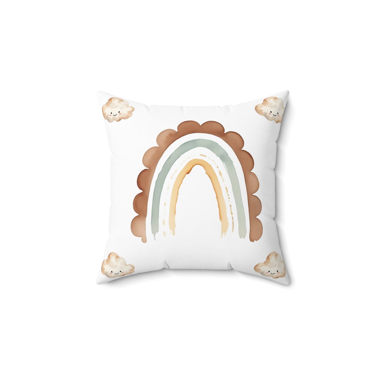 Whimsical Rainbow Pillow | Cozy Decor for Kids' Rooms & Nurseries
