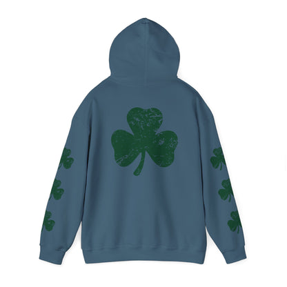 Lucky Shamrock Unisex Hooded Sweatshirt for St. Patrick's Day