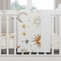 Cozy Star and Moon Design -Celestial Soft Fleece Baby Blanket