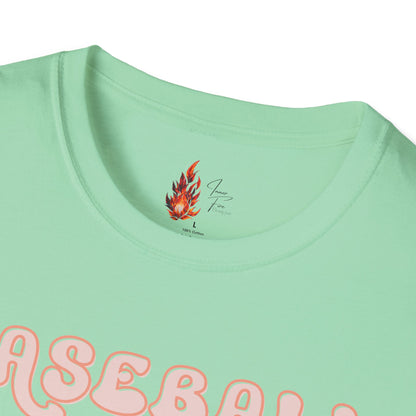 Baseball Mama Unisex Softstyle T-Shirt - Perfect for Sports Moms