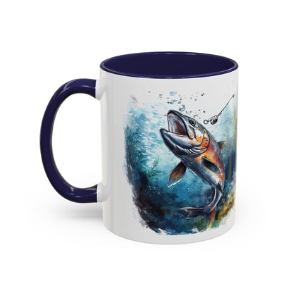 ‘Fish On’ Design Fishing Themed Coffee Mug
