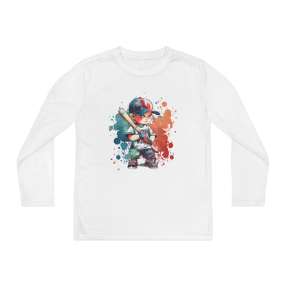 Baseball Boy - Youth Long Sleeve Baseball Tee