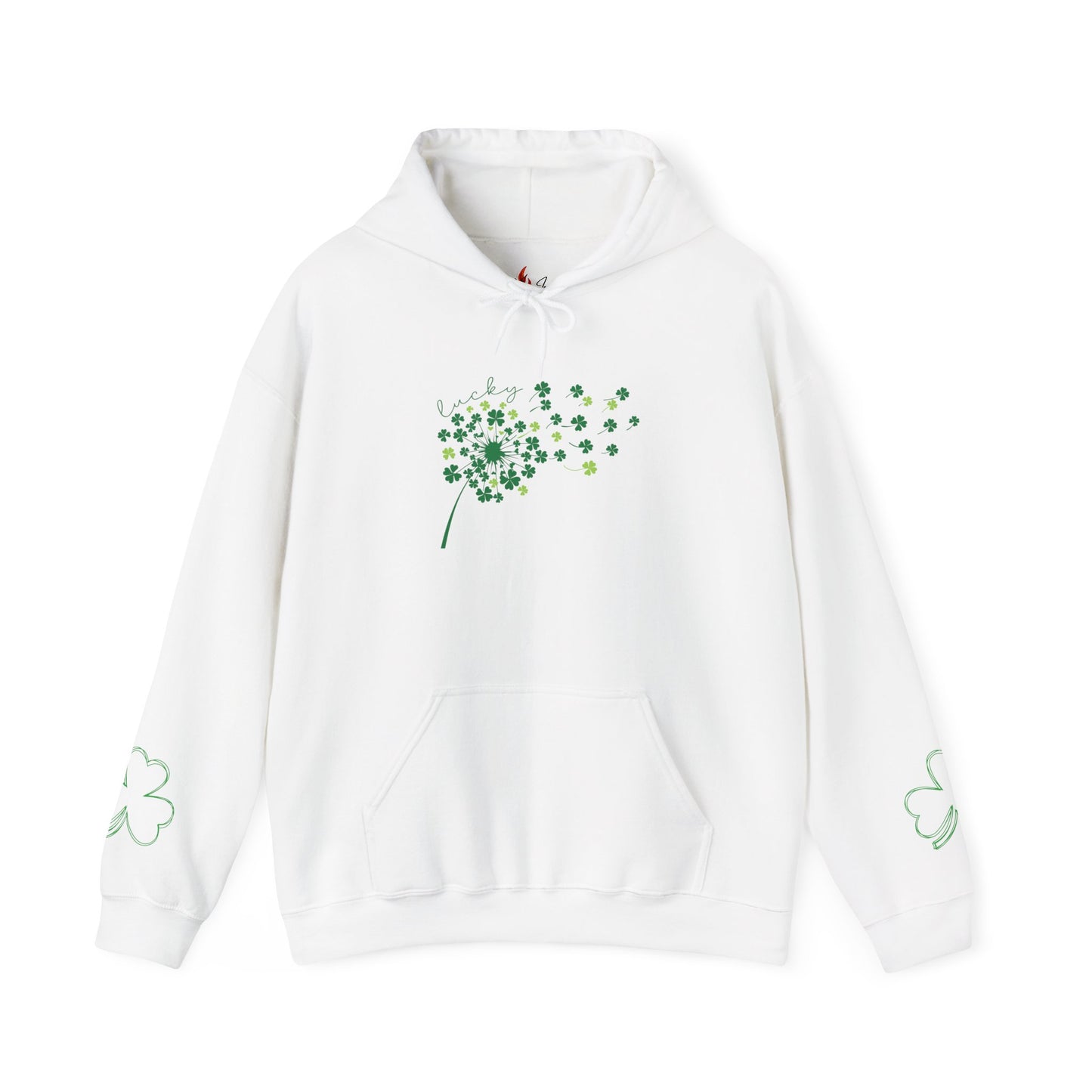 St. Patrick's Day Clover Hoodie - Unisex Heavy Blend™ Sweatshirt