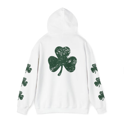 Lucky Shamrock Unisex Hooded Sweatshirt for St. Patrick's Day