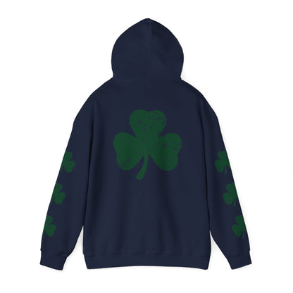 Lucky Shamrock Unisex Hooded Sweatshirt for St. Patrick's Day