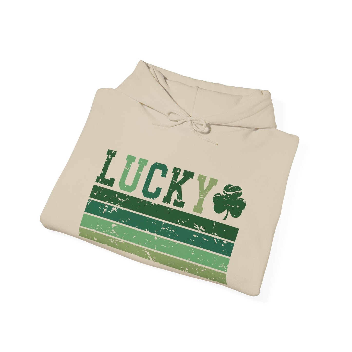 Lucky Shamrock Unisex Hooded Sweatshirt for St. Patrick's Day
