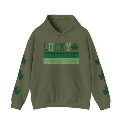 Lucky Shamrock Unisex Hooded Sweatshirt for St. Patrick's Day