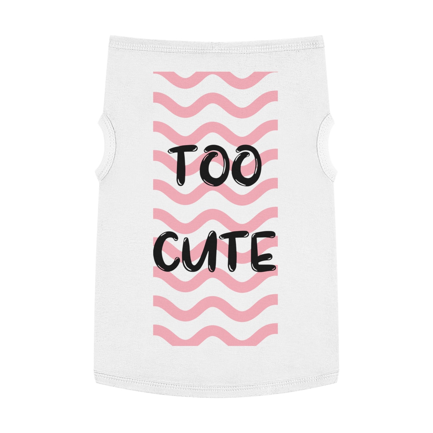 Cute Pet Tank Top - Adorable Wavy Design for Dogs and Cats